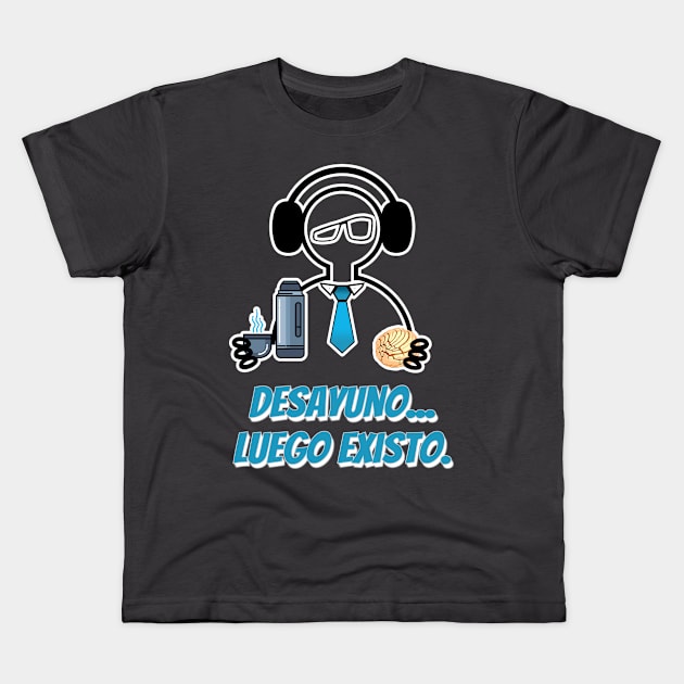 DESAYUNO GOODÍN Kids T-Shirt by E2M